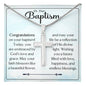 On The Baptism | Cross Necklace