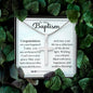 On The Baptism | Cross Necklace