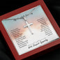 My Heartfelt Sympathy | Stainless Steel Cross Necklace