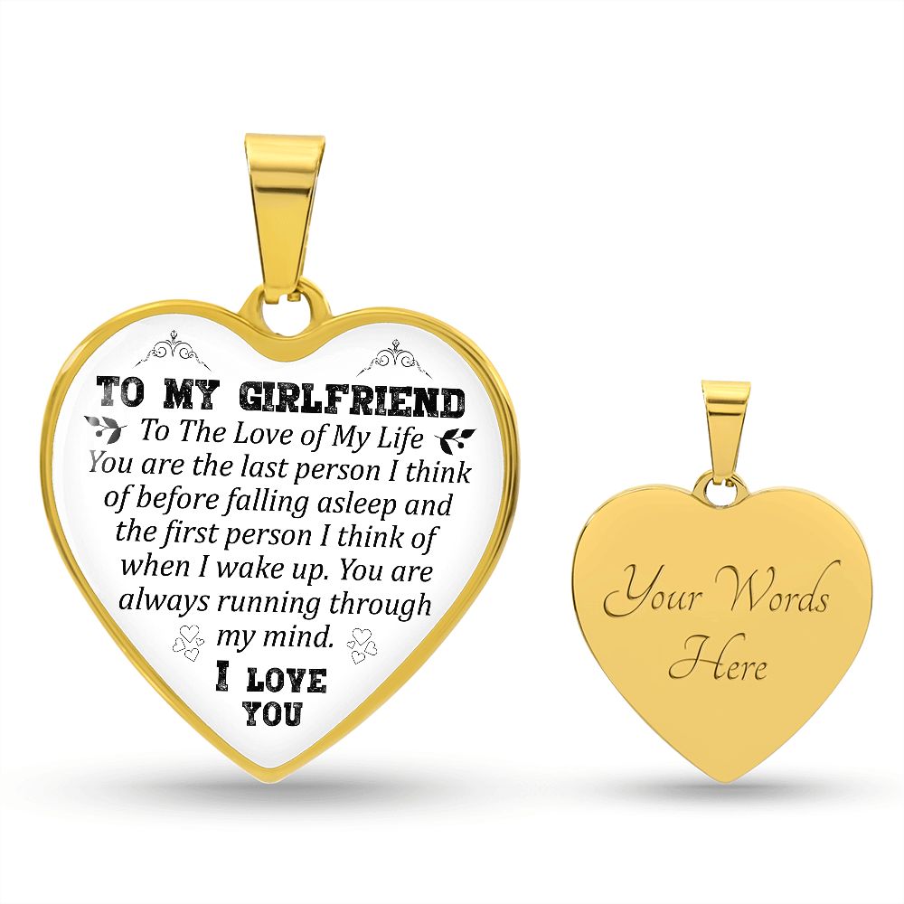 To My Girlfriend | I Love You | Heart - Luxury Necklace