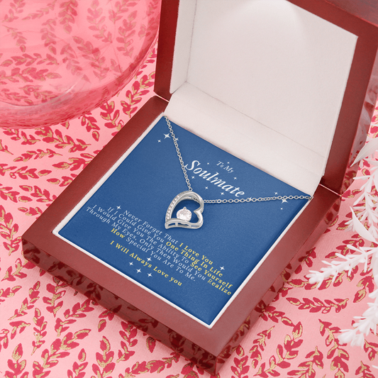To My Soulmate Forever Love Necklace