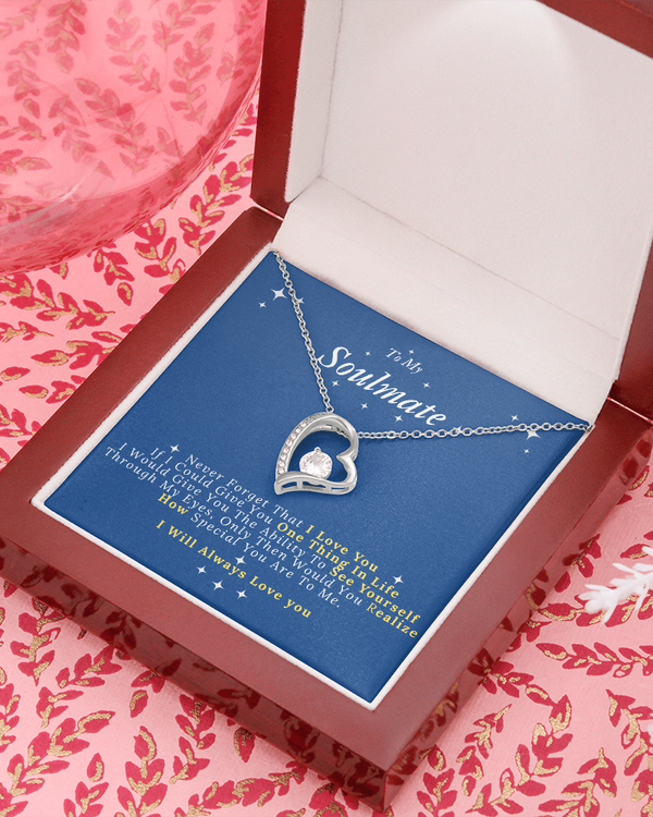 To My Soulmate Forever Love Necklace