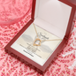To My Soulmate - Swans - Forever Love Necklace