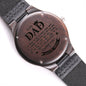 To My Dad | You're The Greatest | Engraved Wooden Watch