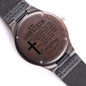 To My Godfather | Thank You | Engraved Wooden Watch