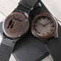 To My Father | I Am Grateful For You | Engraved Wooden Watch