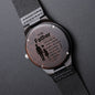 To My Father | I Am Grateful For You | Engraved Wooden Watch