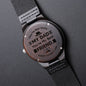 Your Not Only My Dad But My Bff | Engraved Wooden Watch