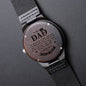 To My Dad | You're The Greatest | Engraved Wooden Watch