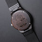 To My Son | Love You From The Bottom Of My Heart | From Dad | Engraved Wooden Watch