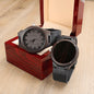 To The World Your My Dad But To Me Your The World | Engraved Wooden Watch