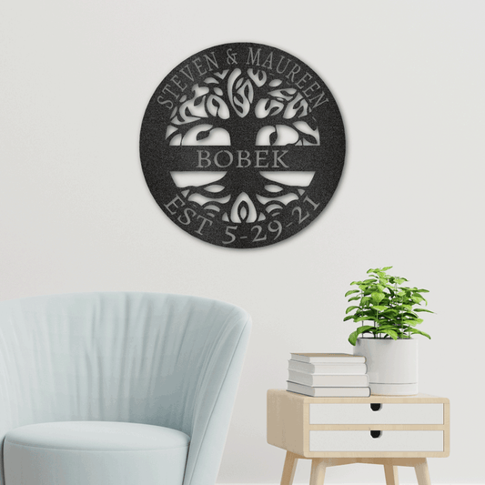 Personalized Tree Wall Art