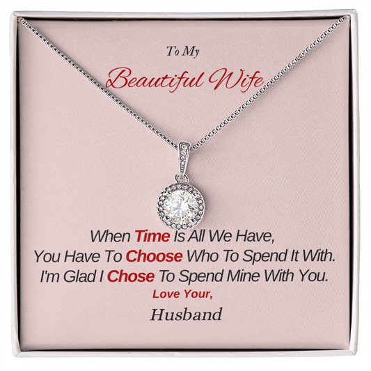 To My Beautiful Wife Eternal Hope Necklace