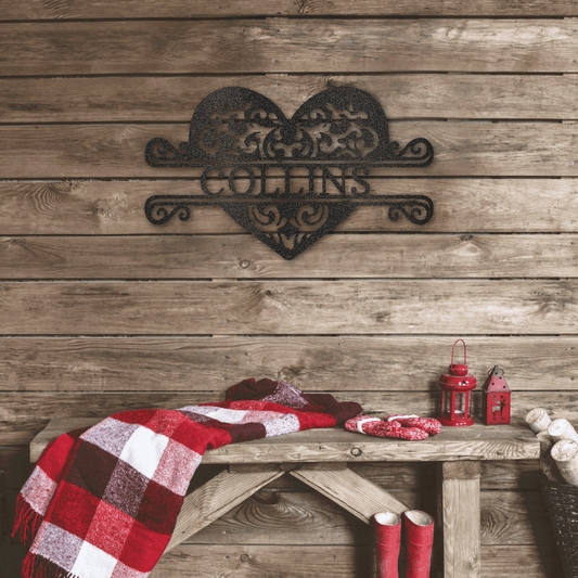 Personalized Heart Wall Art