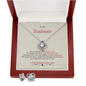 To My Soulmate Love Knot Earring & Necklace Set