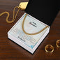 To My Grandson | Love Your Grandparents | Cuban Link Chain