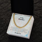 To My Grandson | Love Your Grandparents | Cuban Link Chain