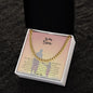 To My Son | I Love You | Cuban Link Chain
