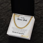 To My Bonus Dad | Thank You For Being My Hero | Cuban Link Chain