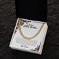 To My Little Brother | Love Your Older Brother | Cuban Link Chain