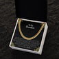 To My Grandson | Love Your Grandfather | Cuban Link Chain