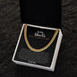 To My Uncle | I Love You | Cuban Link Chain
