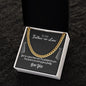 To My Father-In-Law | I'm Proud To Be Part Of Your Family | Cuban Link Chain