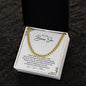 To My Bonus Son | Love Your Mother | Cuban Link Chain