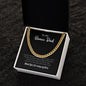 To My Bonus Dad | Thank You For Being My Hero | Cuban Link Chain