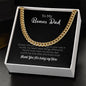 To My Bonus Dad | Thank You For Being My Hero | Cuban Link Chain