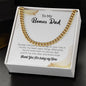 To My Bonus Dad | Thank You For Being My Hero | Cuban Link Chain