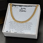To My Son | Love Dad | Cuban Link Chain