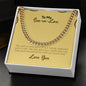 To My Son-In-Law | Love You | Cuban Link Chain