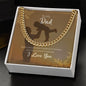 To My Dad | I Love You | Cuban Link Chain