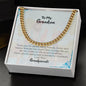 To My Grandson | Love Your Grandparents | Cuban Link Chain