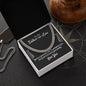 To My Father-In-Law | I'm Proud To Be Part Of Your Family | Cuban Link Chain