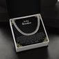 To My Grandson | Love Your Grandfather | Cuban Link Chain