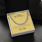To My Son-In-Law | Love You | Cuban Link Chain