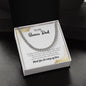To My Bonus Dad | Thank You For Being My Hero | Cuban Link Chain