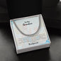 To My Grandson | Love Your Grandparents | Cuban Link Chain