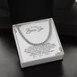 To My Bonus Son | Love Your Mother | Cuban Link Chain