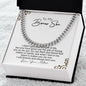 To My Bonus Son | Love Your Mother | Cuban Link Chain