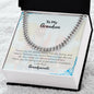 To My Grandson | Love Your Grandparents | Cuban Link Chain