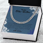 To My Older Brother | Love Your Little Brother | Cuban Link Chain