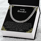 To My Grandson | Love Your Grandfather | Cuban Link Chain