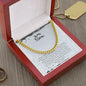 To My Son | Love Dad | Cuban Link Chain
