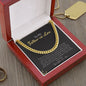 To My Father-In-Law | Love Your Daughter-In-Law | Cuban Link Chain