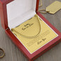 To My Son-In-Law | Love You | Cuban Link Chain