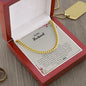 To My Husband | Always & Forever Love Your Wife | Cuban Link Chain