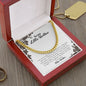 To My Little Brother | Love Your Older Brother | Cuban Link Chain